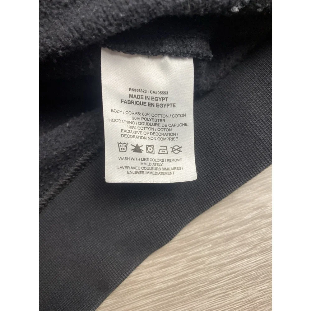 Nike Men's "Go The Extra Smile" Graphic Pullover Hoodie Black Size Medium - Picture 10 of 10